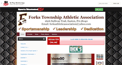 Desktop Screenshot of forkssports.org